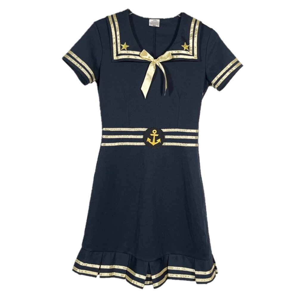 Nautical Sailor Costume Dress Size Medium